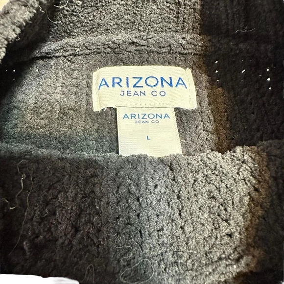 Arizona Jena Co women's size large black knit sweater - Picture 2 of 4